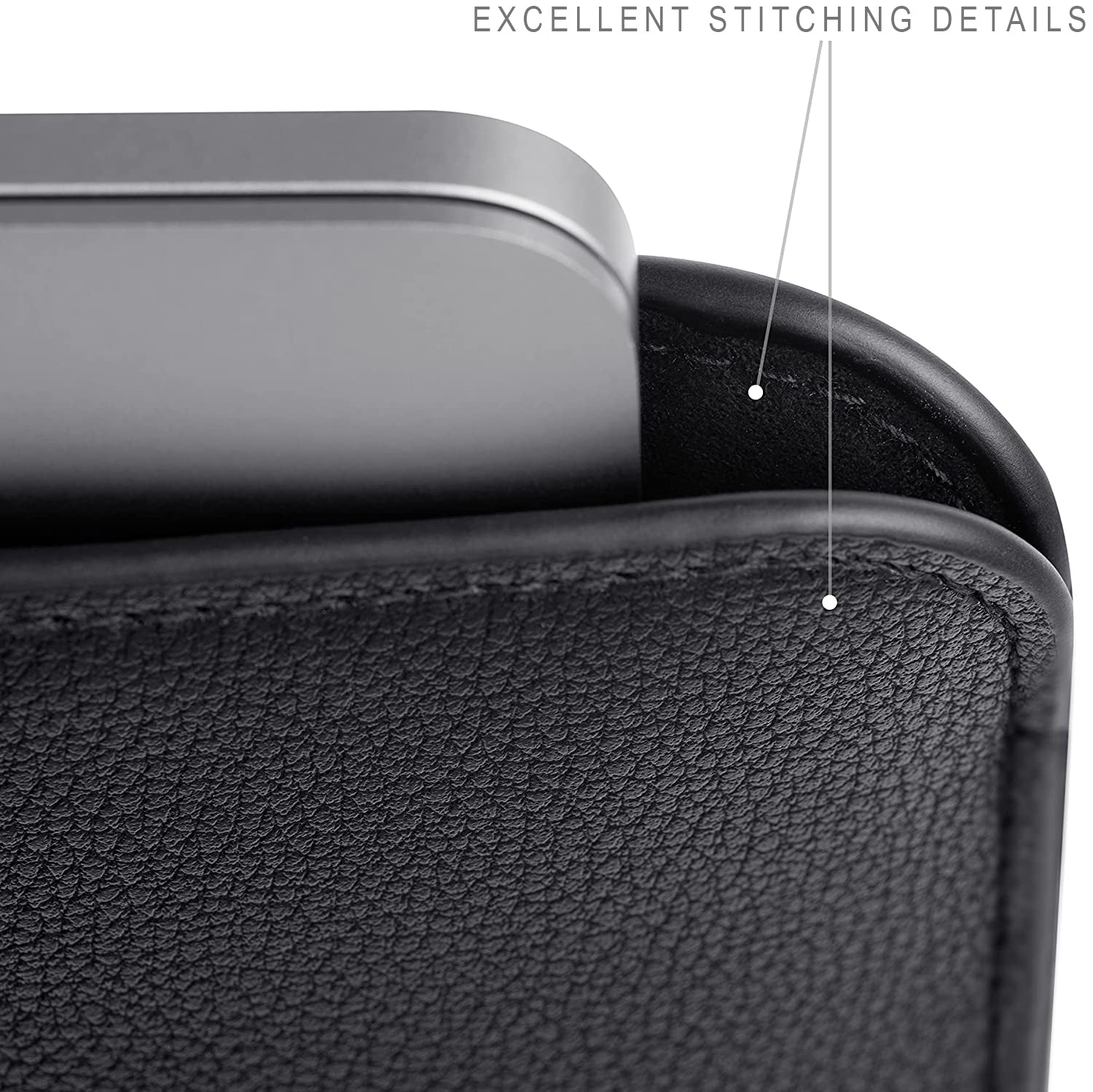 Waterproof Leather MacBook Sleeve - Black